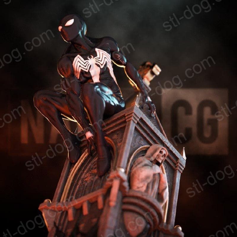 毒液 蜘蛛侠(Spiderman Symbiote) 3D打印图纸